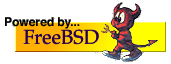 [Powered by FreeBSD Logo]